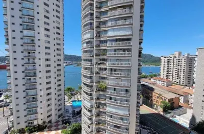 Apartamento à venda – 199m² | 3 suítes | vista mar | 3 vagas – jardins da grécia, ponta da praia – santos/sp
