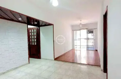 Apartamento à venda, 2 quartos, 1 suíte, 1 vaga, campo grande - santos/sp
