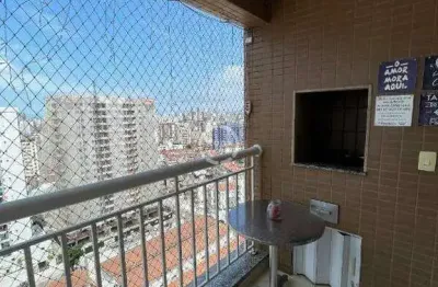 Apartamento com varanda gourmet no estuário – santos