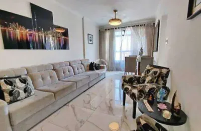 Apartamento à venda no embaré, santos | 2 dorms (1 suíte), dependência e cozinha reformada