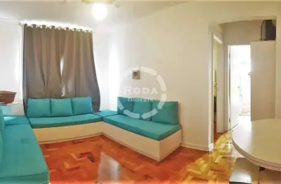Apartamento mobiliado próximo da praia em santos localizado no bairro do boqueirão.