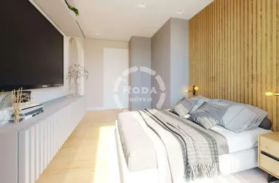 Apartamento à venda, 2 quartos, 1 suíte, 1 vaga, ponta da praia - santos/sp