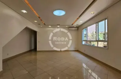 Sobreposta baixa 3 dormitórios e suíte para venda bairro embaré em santos