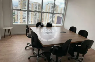 Sala à venda, 1 quarto, 1 vaga, ponta da praia - santos/sp