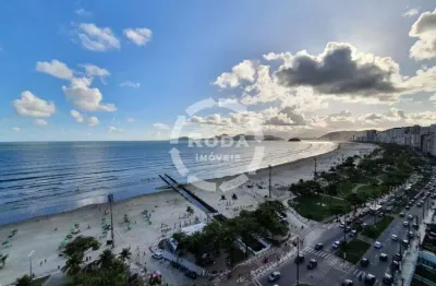 Apartamento com vista panorâmica do mar, a venda, localizado no bairro do embaré - santos/sp