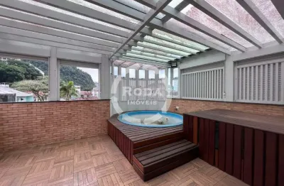 Casa sobreposta alta à venda, 3 quartos, 1 suíte, 2 vagas, vila belmiro - santos/sp