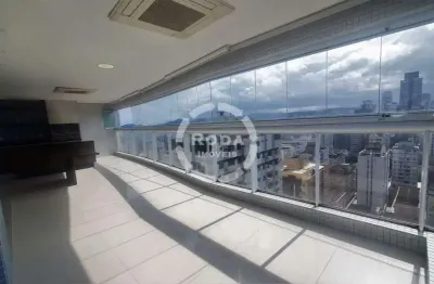 Apartamento alto padrão com 4 suítes e terraço gourmet – manihi residencial, aparecida – santos/sp