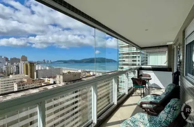 Apartamento com vista mar e lazer completo em santos, localizado no bairro do gonzaga.