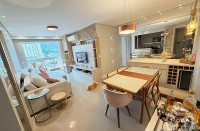 Excelente apartamento de 2 dormitórios em residencial com área de lazer no bairro: campo grande - santos -sp