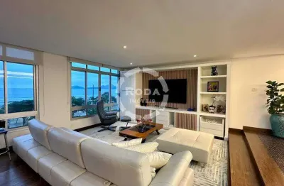 Apartamento frente mar a venda em santos, localizado no bairro do boqueirão.