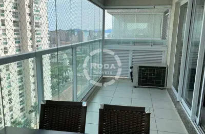 Apartamento com lazer a venda em santos, localizado no bairro da ponta da praia.