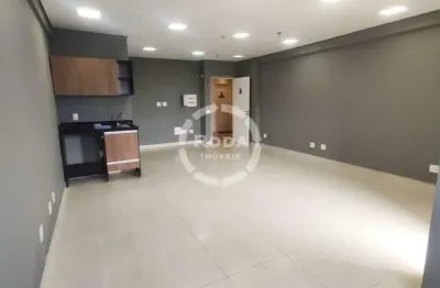 Sala comercial para aluguel, 1 vaga, encruzilhada - santos/sp