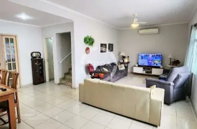 Casa tipo sobrado isolado à venda, 3 quartos, 1 suíte, 3 vagas, campo grande - santos/sp