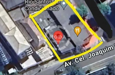 Terreno à venda na Avenida Coronel Joaquim Montenegro, --, Ponta da Praia, Santos