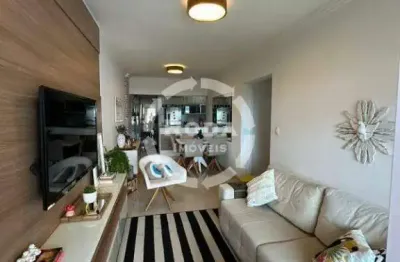 Apartamento à venda, 1 vaga, ponta da praia - santos/sp