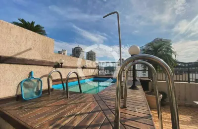 Cobertura duplex na ponta da praia com piscina privativa 3 quartos sendo 1 suíte 2 vagas