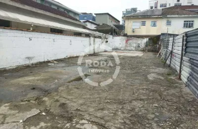Terreno à venda na Rua Carlos Gomes, --, Campo Grande, Santos