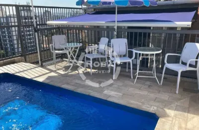 Cobertura à venda – 2 dormitórios | piscina e churrasqueira privativas | 3 banheiros | 1 vaga | embaré.