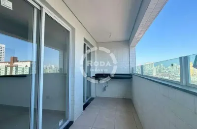 Apartamento à venda, 2 quartos, 1 suíte, macuco - santos/sp