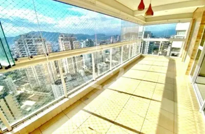 Apartamento à venda – 109m² | 2 suítes | varanda gourmet | vista livre | vaga demarcada - gonzaga, santos/sp