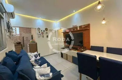 Apartamento à venda, 2 quartos, 1 suíte, boqueirão - santos/sp
