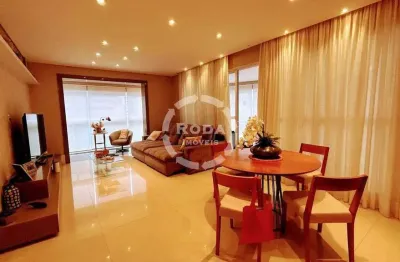 Apartamento amplo na ponta da praia | 186m² | 4 dormitórios | lazer completo
