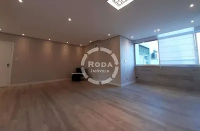 Apartamento com 200m² - todo reformado no josé menino, com 2 dormitórios e sala enorme.