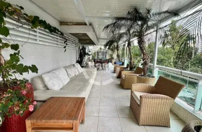 Apartamento garden à venda, 3 quartos, 3 suítes, 3 vagas, aparecida - santos/sp