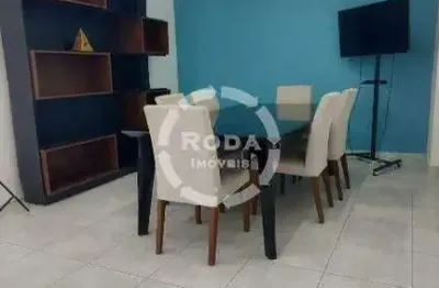 Conjunto comercial à venda, 1 quarto, 1 vaga, encruzilhada - santos/sp