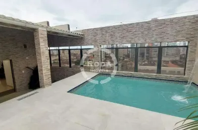 Cobertura duplex reformada no boqueirão - conforto e sofisticação próximo à praia