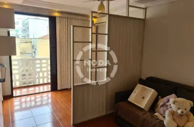 Apartamento à venda – 67m² | 1 dormitório | reformado e planejado | centro – são vicente/sp