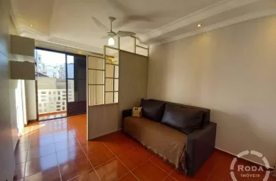 Apartamento à venda – 67m² | 1 dormitório | reformado e planejado | centro – são vicente/sp