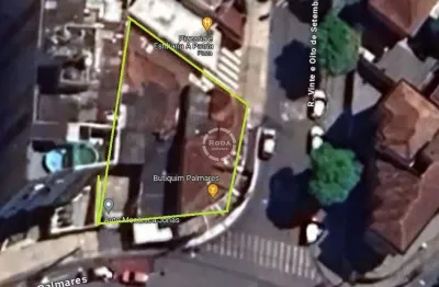 Terreno de esquina à venda – 480m² | macuco – santos/sp