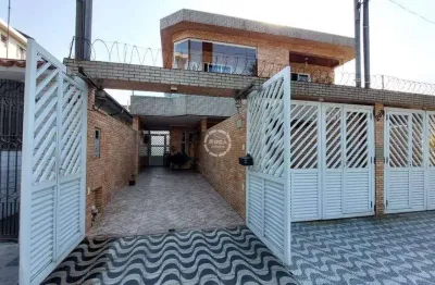 Casa sobreposta baixa à venda com 3 dormitórios 1 suite no bairro vila valença em são vicente