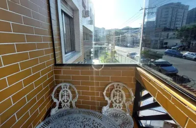 Apartamento 3 dormitórios de frente para venda no campo grande - santos