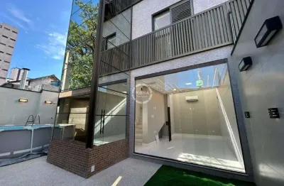 Sobrado triplex à venda, 4 quartos, 4 suítes, 3 vagas, campo grande - santos/sp