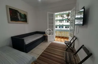 Apartamento com 1 quarto à venda na Rua Monteiro Lobato, --, José Menino, Santos