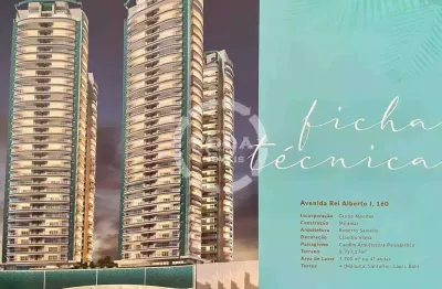 Cobertura com 3 quartos à venda na Avenida Rei Alberto I, --, Ponta da Praia, Santos