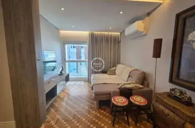 Vista mar | 1 suíte + sala reversível | mobiliado e equipado