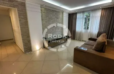 Apartamento com 2 dormitórios e dependência completa no bairro do embaré