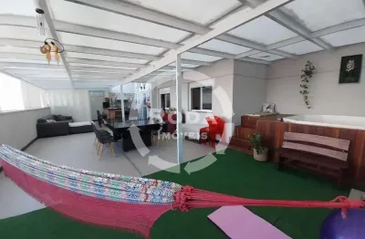 Apartamento garden à venda, 2 quartos, 1 suíte, 1 vaga, campo grande - santos/sp