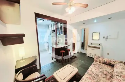 Apartamento mobiliado à venda no gonzaga, santos – 1 dormitório, próximo à praia