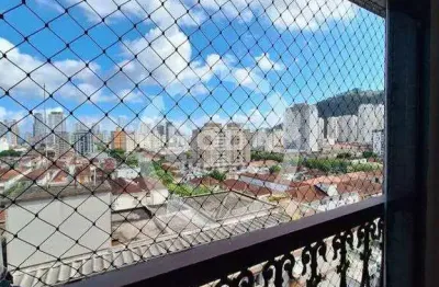 Oportunidade! apartamento 2 dormitórios 2 suites , vaga demarcada à venda no campo grande - santos