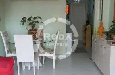 Apartamento 2 quartos suíte 1 vaga canal 3 praia do gonzaga, santos sp
