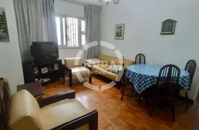Apartamento amplo à venda | 1 dormitório | 56 m² | 1 vaga | boqueirão/santos-sp