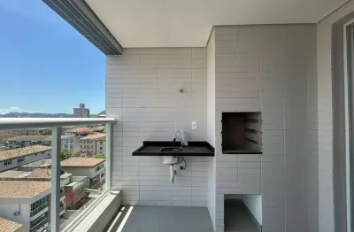 Apartamento novo com varanda gourmet 1 suíte à venda na aparecida santos
