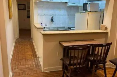 Apartamento com 1 quarto 1 sala cozinha e 1 banheiro e vaga coletiva para locação – boqueirão, santos