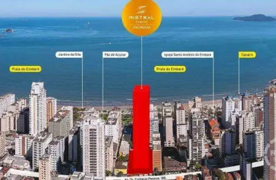 Apartamento à venda no embaré – alto padrão com vista para o mar | entrega prevista para 2028