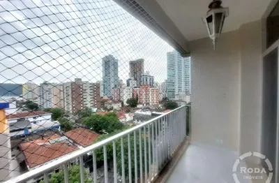 Apartamento de frente 3 dormitórios 1 suite para alugar ponta da praia- santos /s.p.
