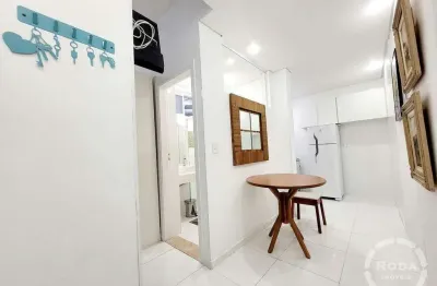 Apartamento 1 dormitório na orla do gonzaga – santos/sp